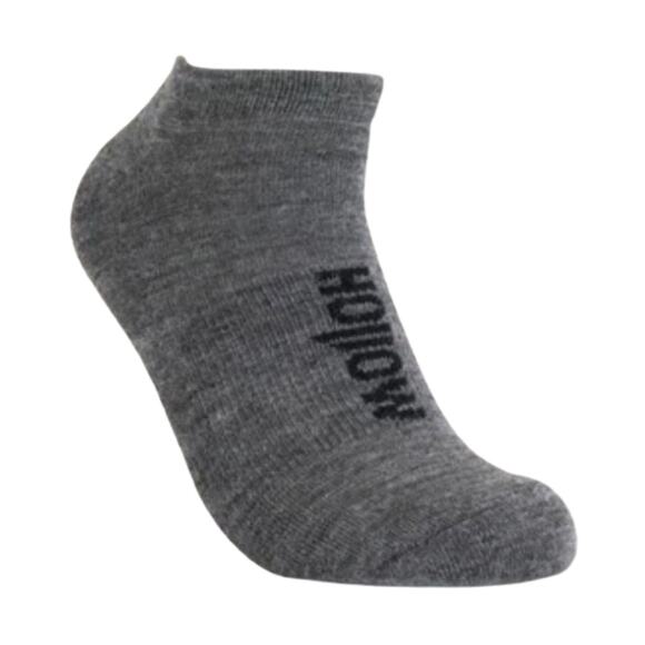 Hollow Alpaca No Show Socks Warm Set of 2 Gray Unisex Sz Large - Picture 2 of 11
